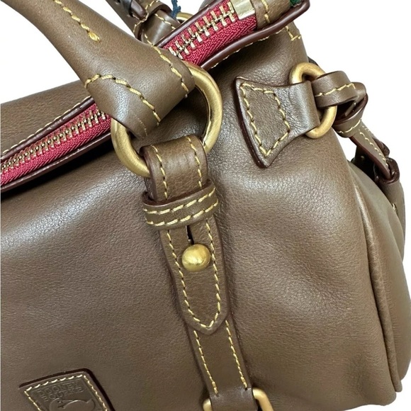 Dooney & Bourke Leather Satchel - Picture 4 of 10